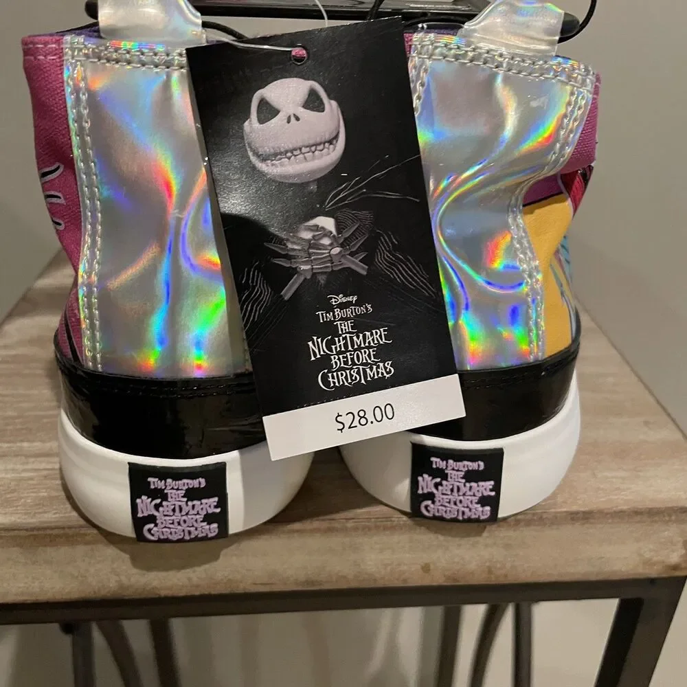 NEW Disney The Nightmare Before Christmas Shoes Sneakers High Top size 10 women
